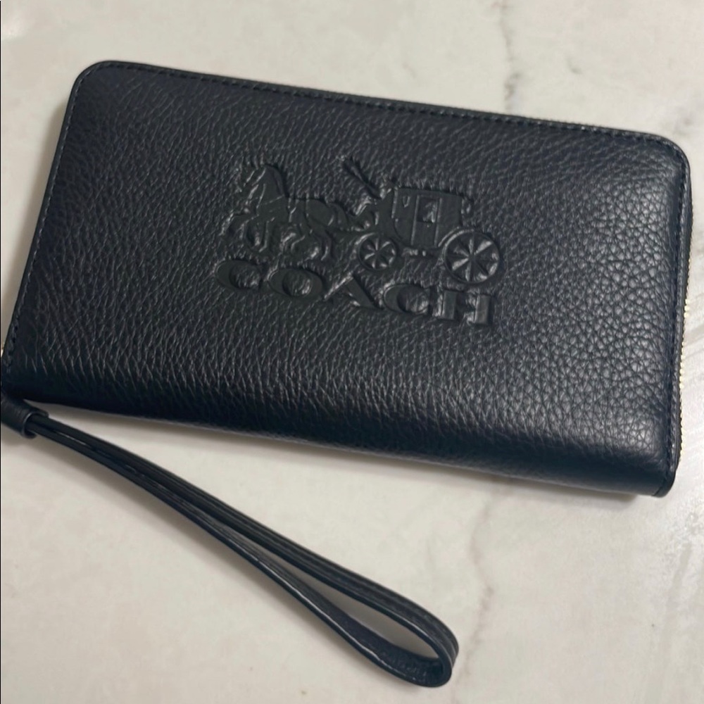 Coach Black Wristlet